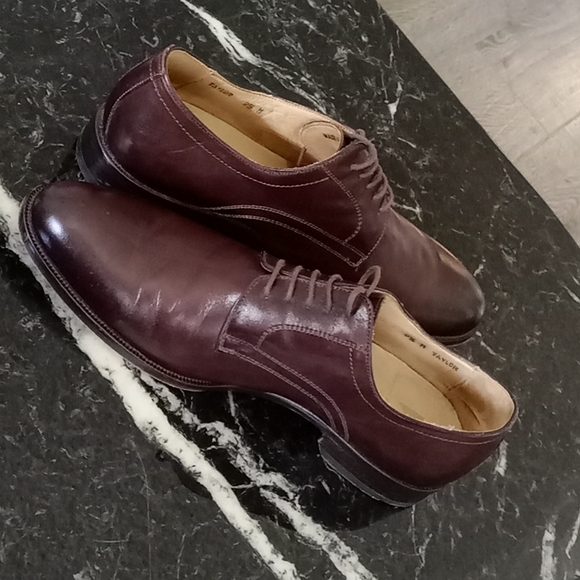 Saks fifth avenue made in Italy espresso calf skin very soft dress shoes - Picture 3 of 6